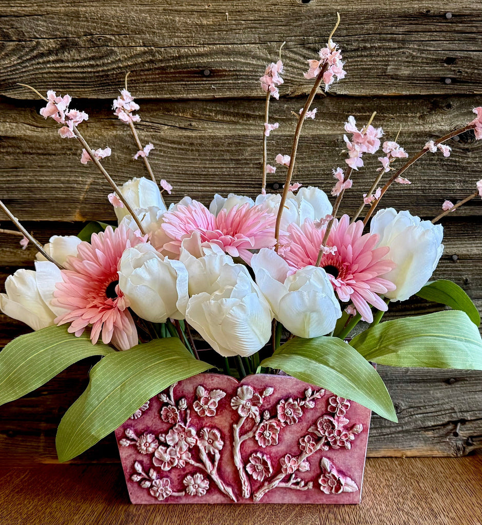 Blossom Box with Spring Blooms